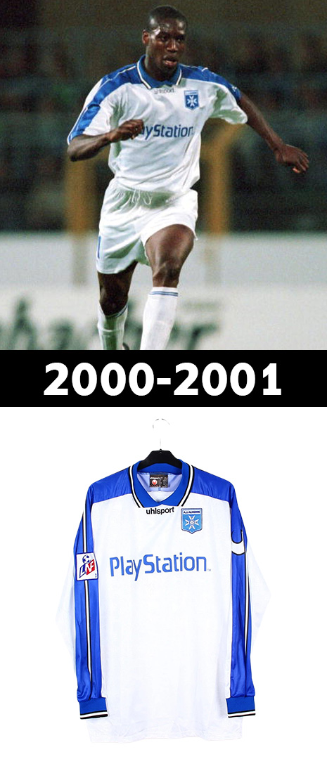 Maillot Domicile AJ Auxerre 2000-2001