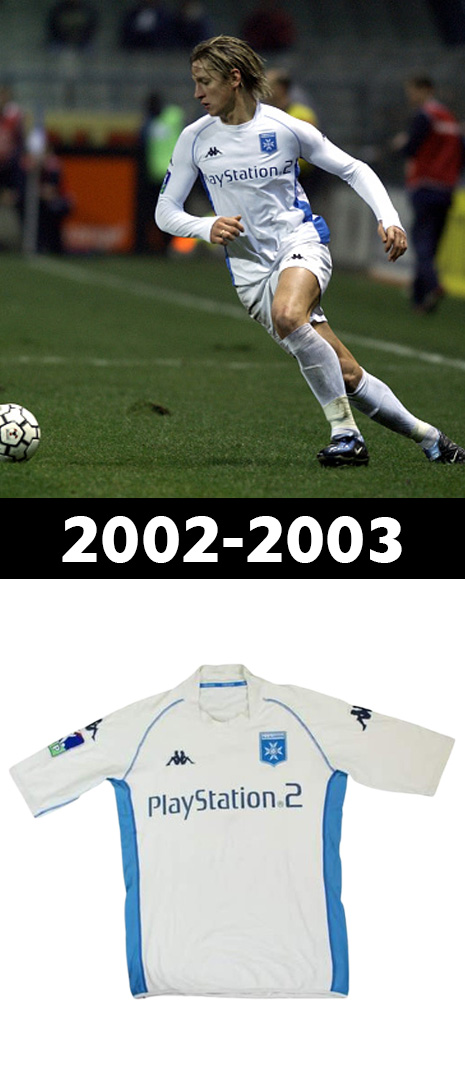 Maillot Domicile AJ Auxerre 2002-2003