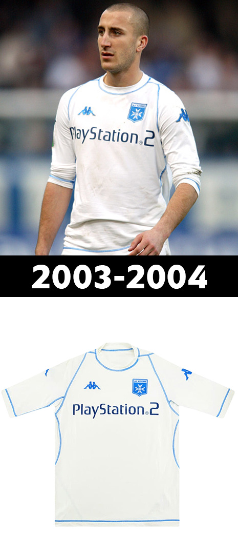 Maillot Domicile AJ Auxerre 2003-2004