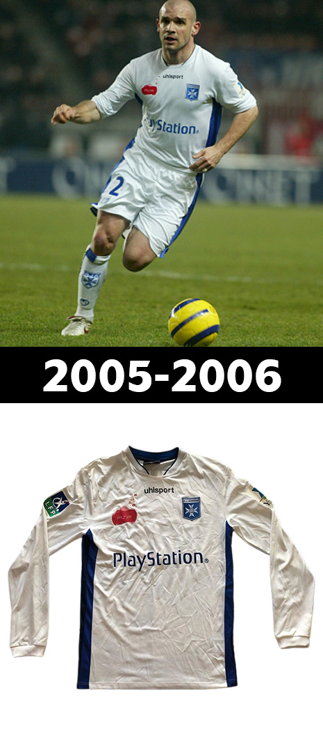 Maillot Domicile AJ Auxerre 2005-2006