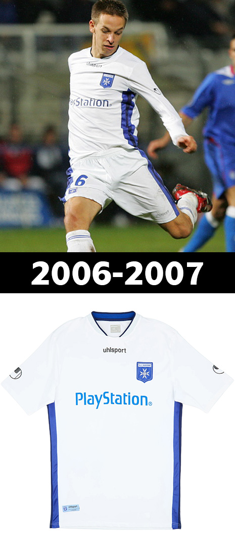 Maillot Domicile AJ Auxerre 2006-2007