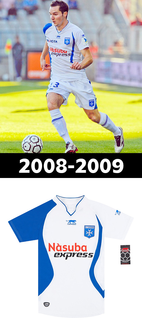 Maillot Domicile AJ Auxerre 2008-2009