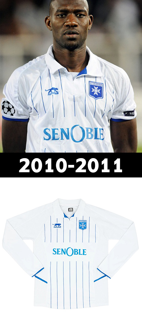 Maillot Domicile AJ Auxerre 2010-2011