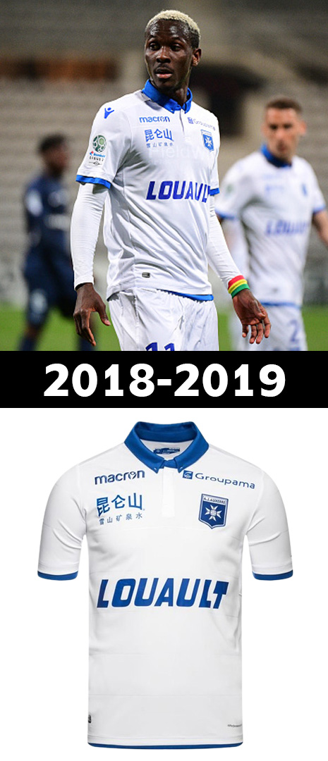 Maillot Domicile AJ Auxerre 2018-2019