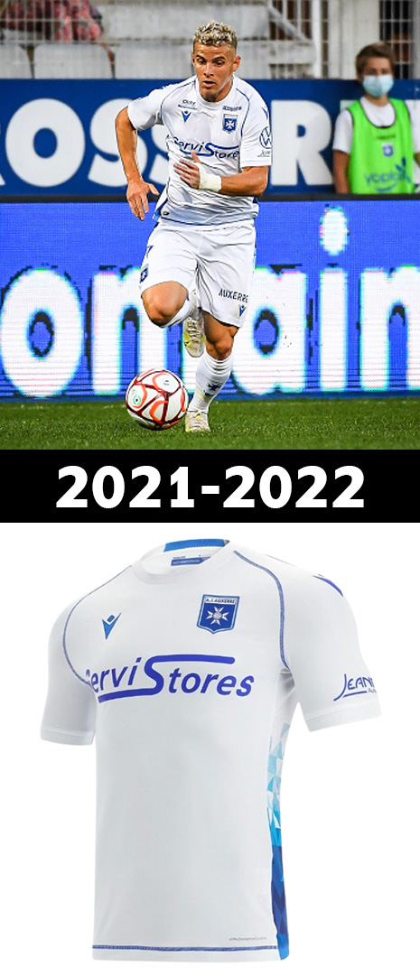 Maillot Domicile AJ Auxerre 2021-2022