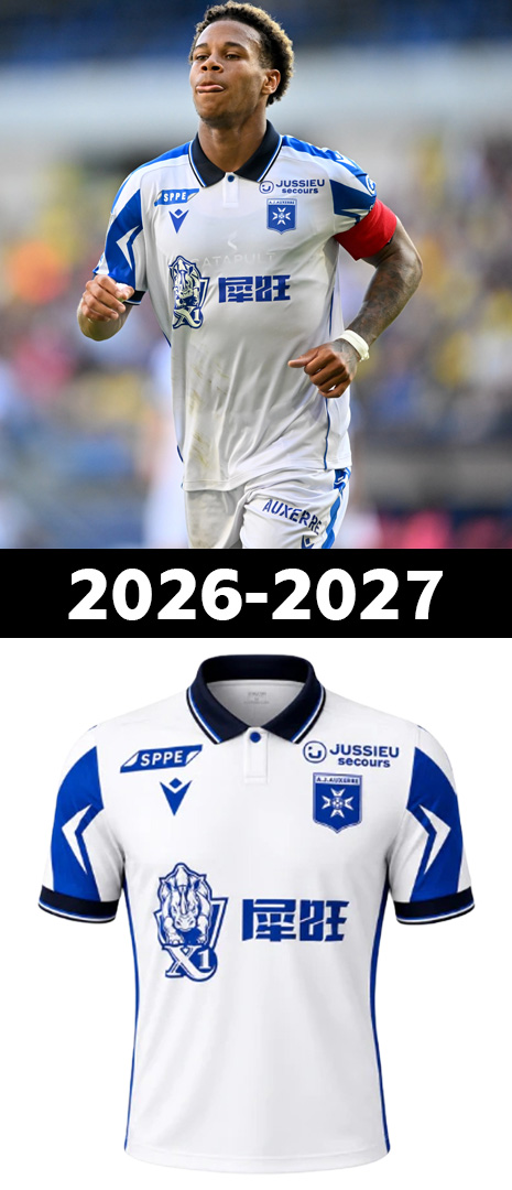 Maillot AJ Auxerre 2026-2027 Domicile