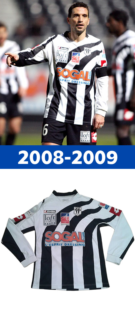 Maillot Domicile Angers SCO 2008-2009