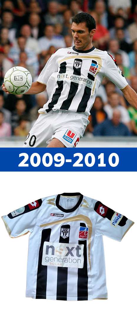 Maillot Domicile Angers SCO 2009-2010