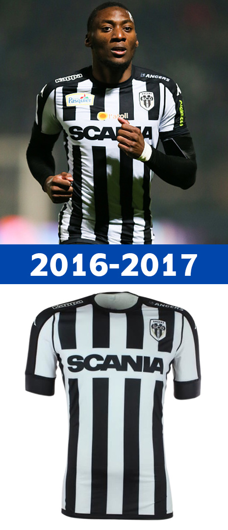 Maillot Domicile Angers SCO 2016-2017