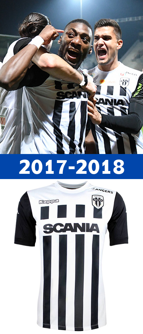 Maillot Domicile Angers SCO 2017-2018