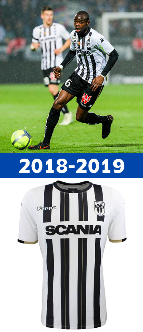 Maillot Domicile Angers SCO 2018-2019