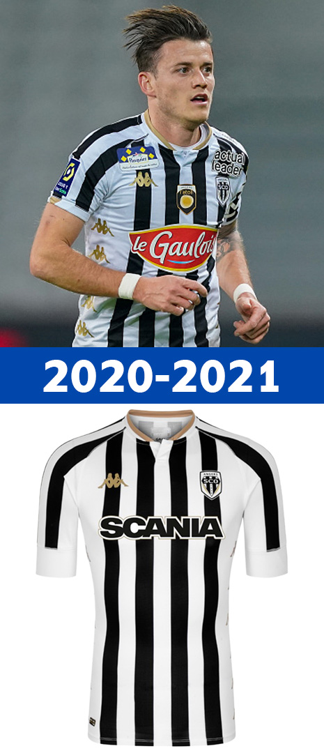 Maillot Domicile Angers SCO 2020-2021