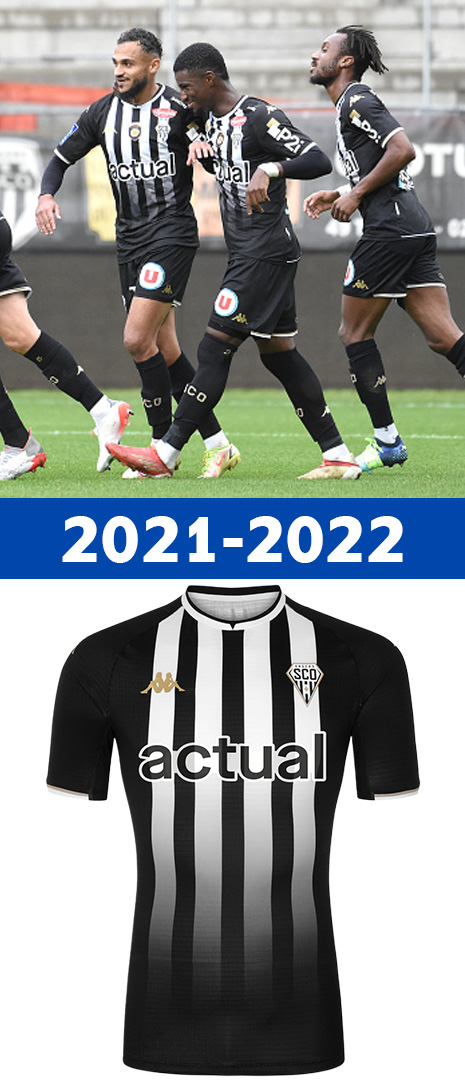 Maillot Domicile Angers SCO 2021-2022