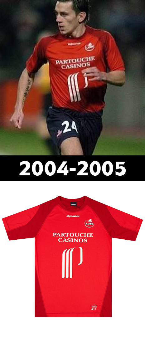 Maillot Domicile Lille 2004-2005