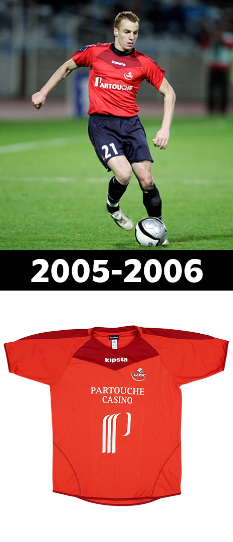 Maillot Domicile Lille 2005-2006