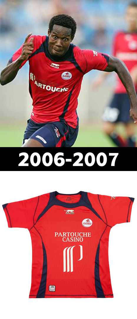 Maillot Domicile Lille 2006-2007