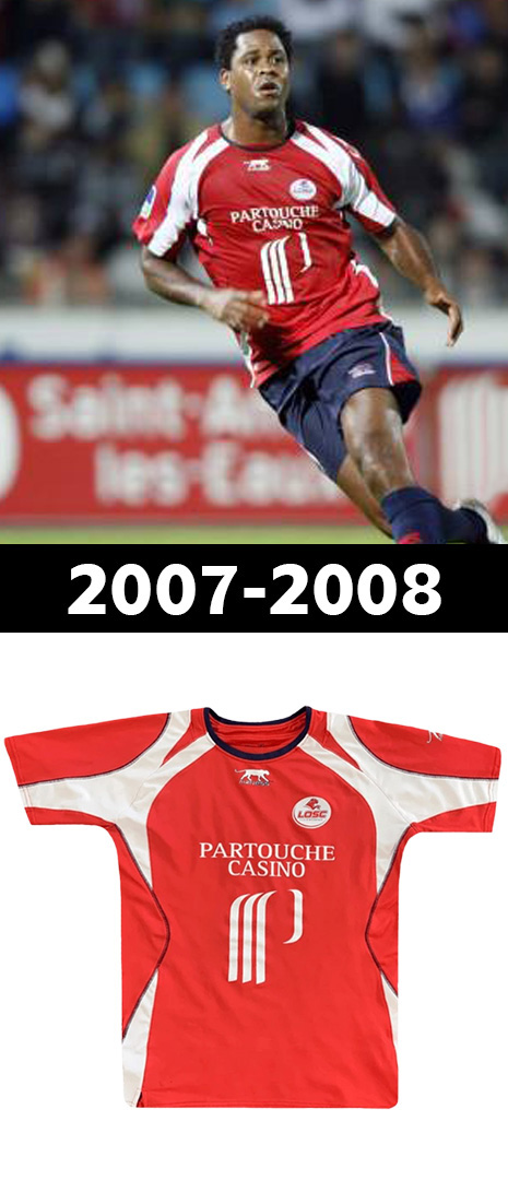 Maillot Domicile Lille 2007-2008