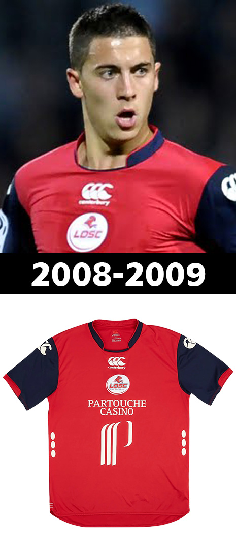 Maillot Domicile Lille 2008-2009