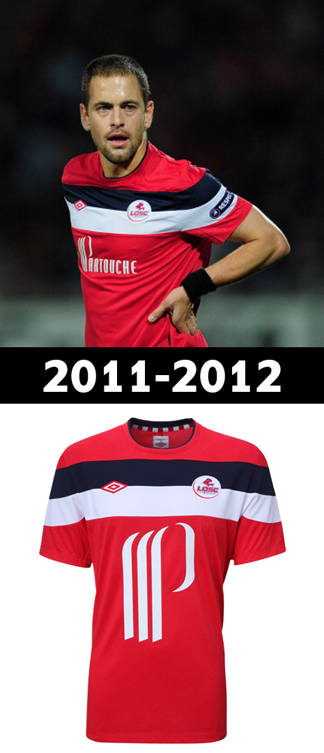 Maillot Domicile Lille 2011-2012