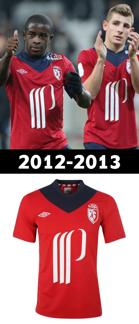 Maillot Domicile Lille 2012-2013