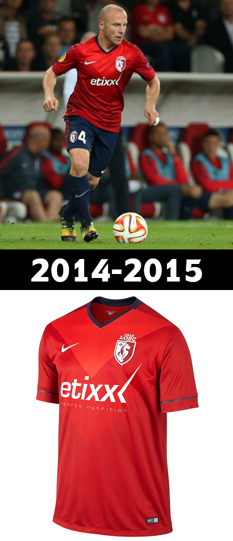 Maillot Domicile Lille 2014-2015