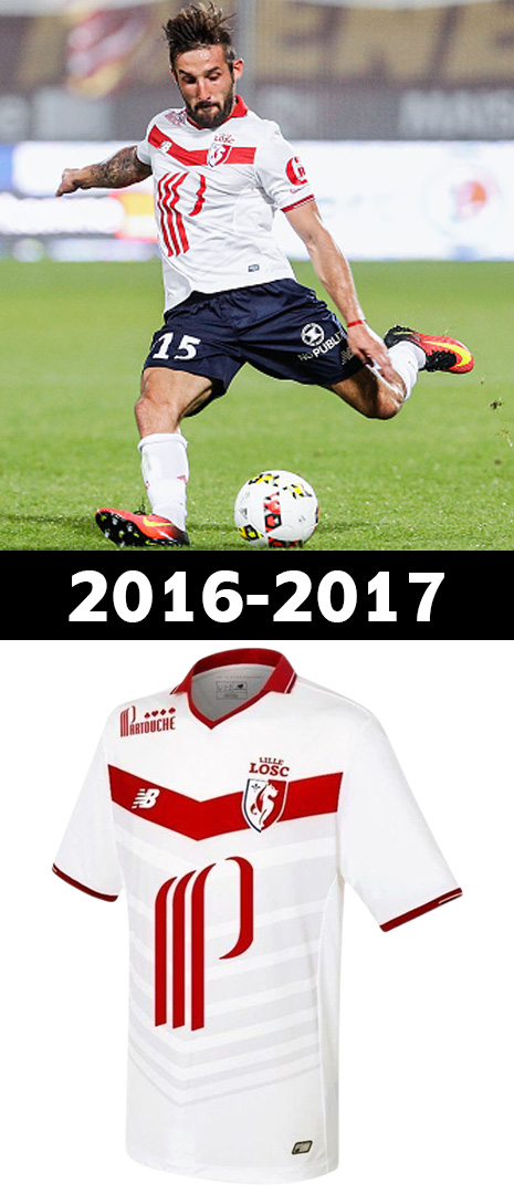 Maillot Domicile Lille 2016-2017