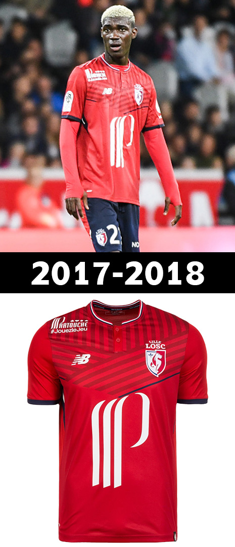 Maillot Domicile Lille 2017-2018