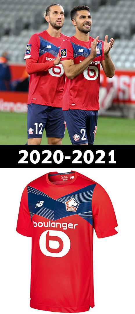 Maillot Domicile Lille 2020-2021