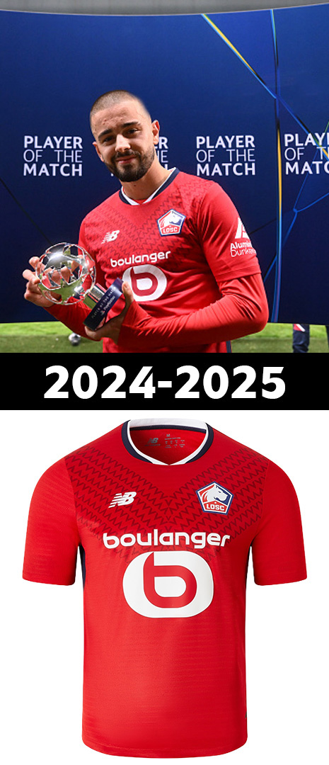 Maillot Domicile Lille 2024-2025