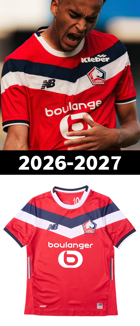 Maillot Domicile Lille 2026-2027
