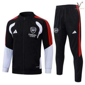 Arsenal Survetement Ensemble 2026 2027 noir rouge blanc