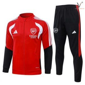 Arsenal Survetement Ensemble 2026 2027 rouge blanc noir