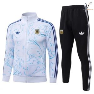 Ensemble Survetement Argentine 2026 2027 blanc bleu