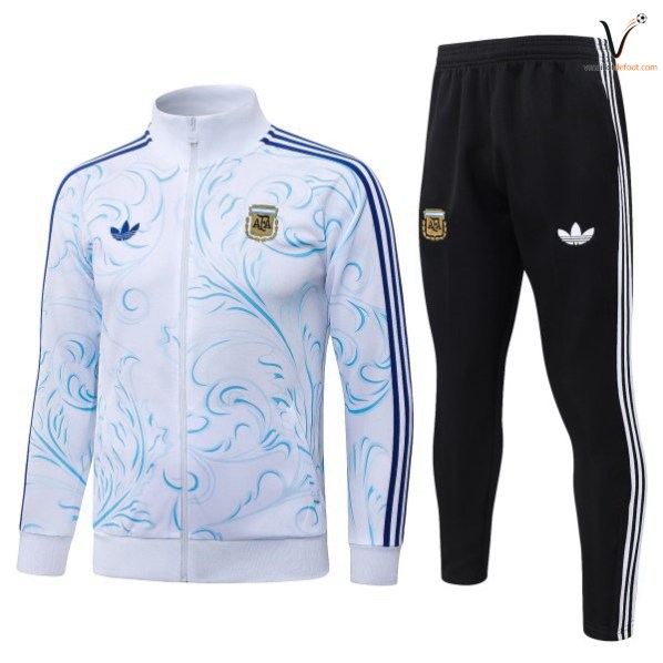 Ensemble Survetement Argentine 2026 2027 blanc bleu