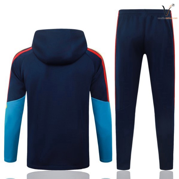 Survetement Espagne Capuche Ensemble 2026 2027 bleu marine – Image 2