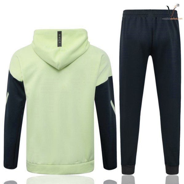Ensemble Survetement Real Madrid Capuche 2026 2027 vert gris – Image 2