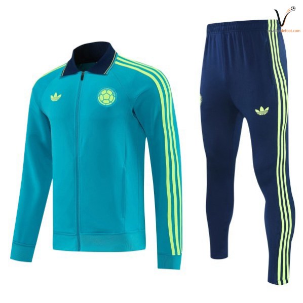 Survetement Colombie Ensemble 2026 2027 vert bleu