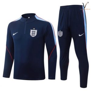 Ensemble Survetement Angleterre 2026 2027 bleu marine