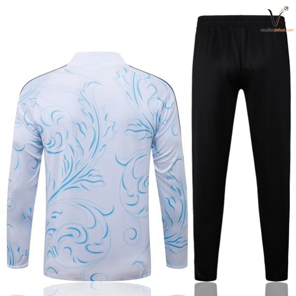 Ensemble Survetement Argentine Capuche 2026 2027 blanc bleu noir – Image 2