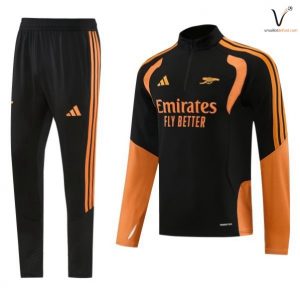 Arsenal Survetement Ensemble orange noir 2026 2027