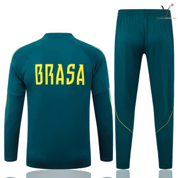 Ensemble Survetement Brésil 2026 2027 vert – Image 2