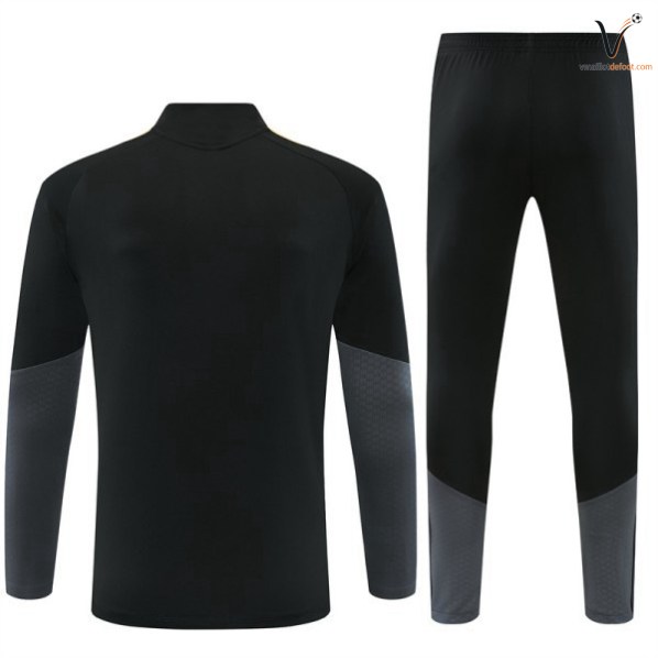 Ensemble Survetement Juventus 2026 2027 noir jaune gris – Image 2