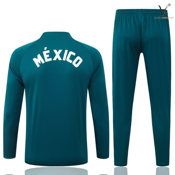 Ensemble Survetement Foot Mexique 2026 2027 vert – Image 2
