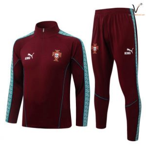 Ensemble Survetement du Portugal 2026 2027 borgona