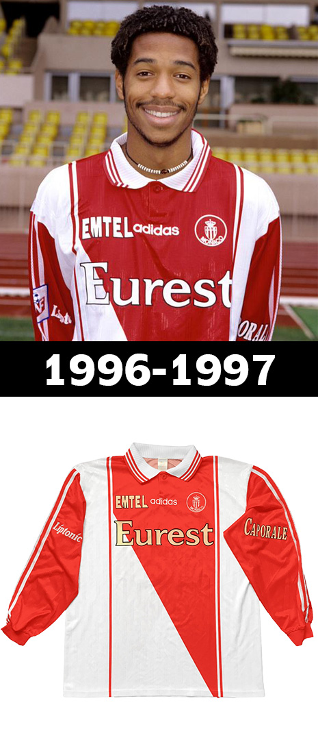 Maillot Domicile AS Monaco 1996-1997