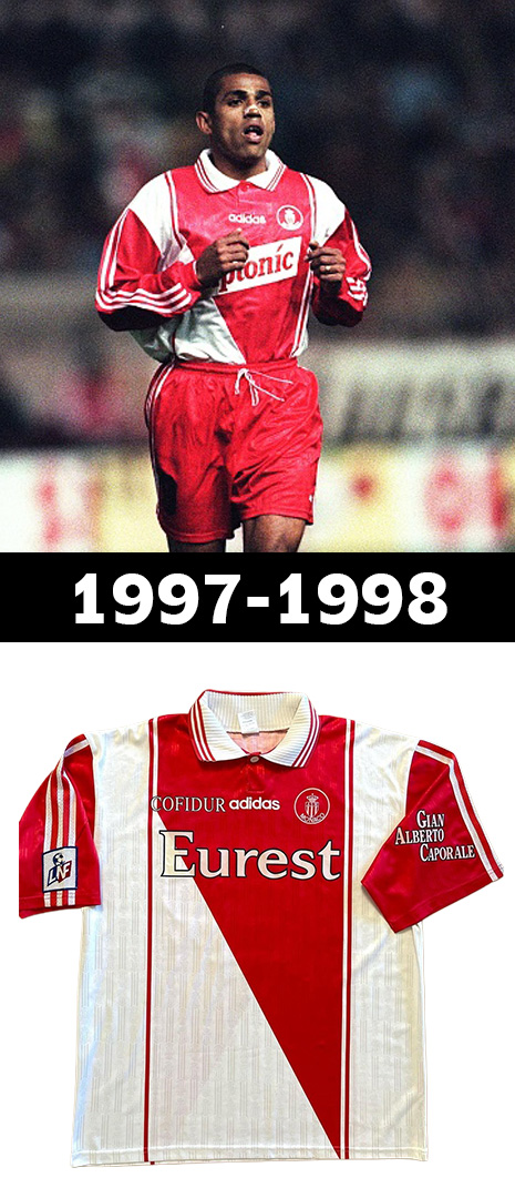 Maillot Domicile AS Monaco 1997-1998