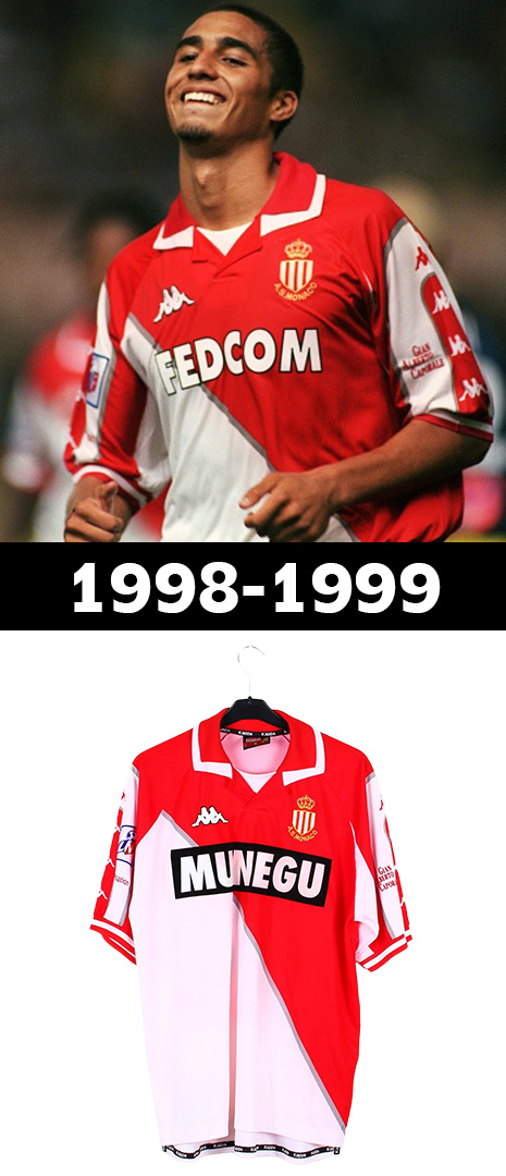 Maillot Domicile AS Monaco 1998-1999