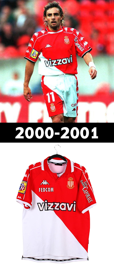Maillot Domicile AS Monaco 2000-2001