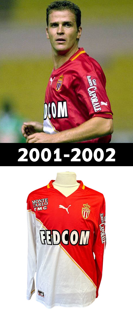 Maillot Domicile AS Monaco 2001-2002