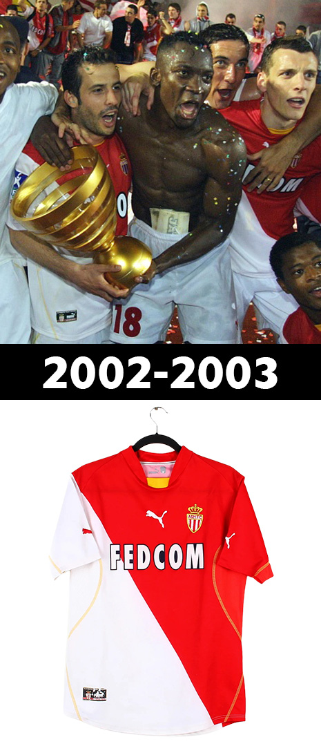 Maillot Domicile AS Monaco 2002-2003